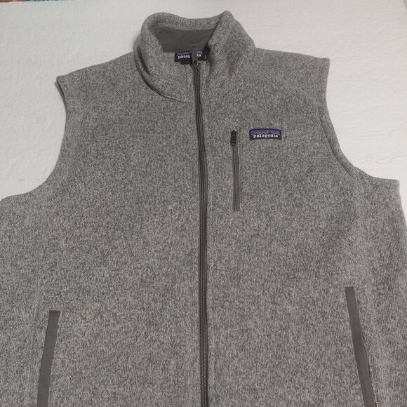 Patagonia Worn Wear Men's Better Sweater Vest L 25881 Stonewash/Gray - Picture 1 of 8